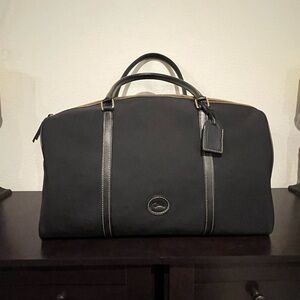 Dooney & Bourke Travel Bag Black with Gold Trim